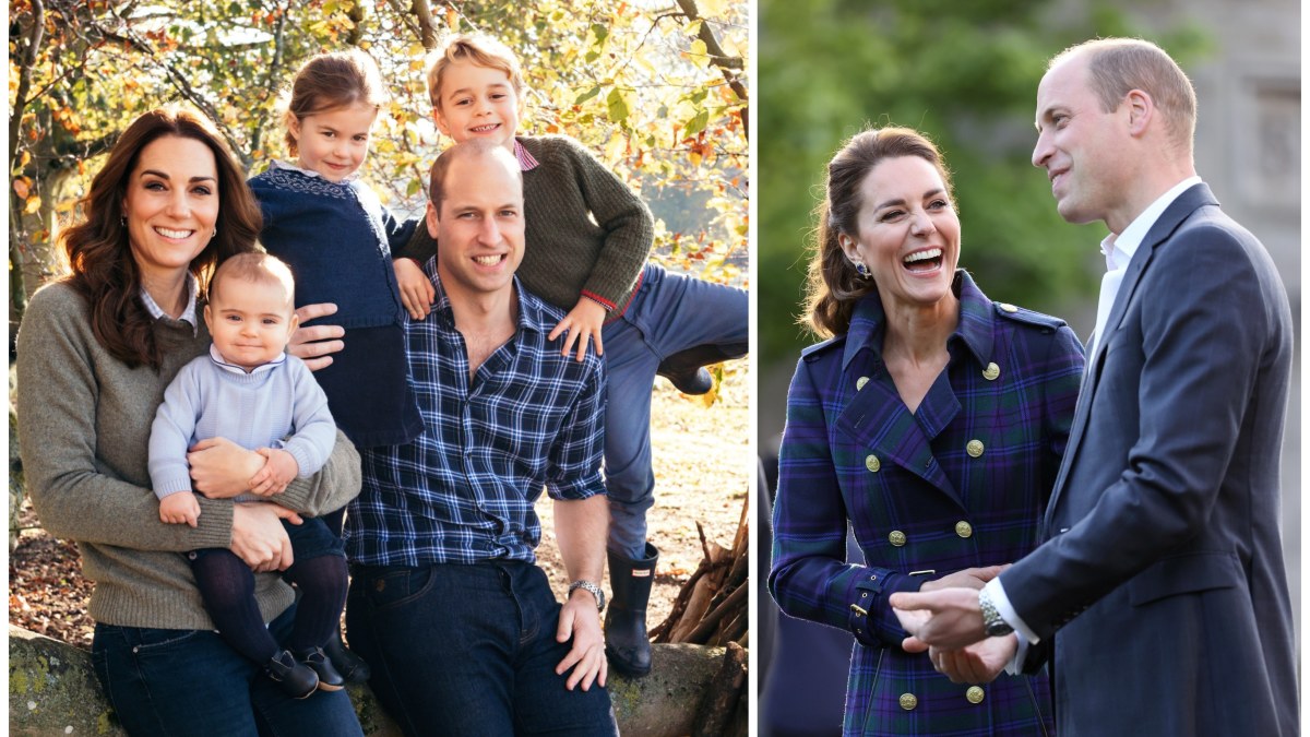 Princas Williamas ir Kate Middleton su vaikais George'u, Charlotte ir Louisu / „Scanpix“ nuotr.