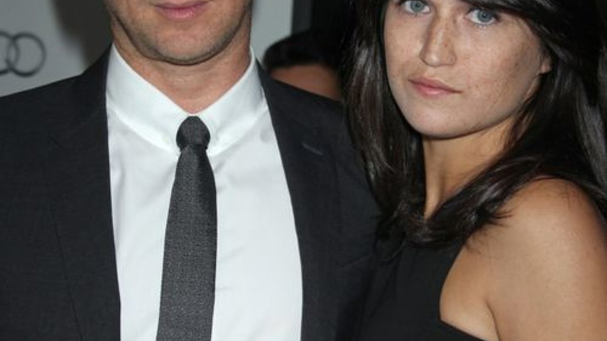 Aktorius Joshas Lucasas su žmona Jessica  / „Scanpix“ nuotr.