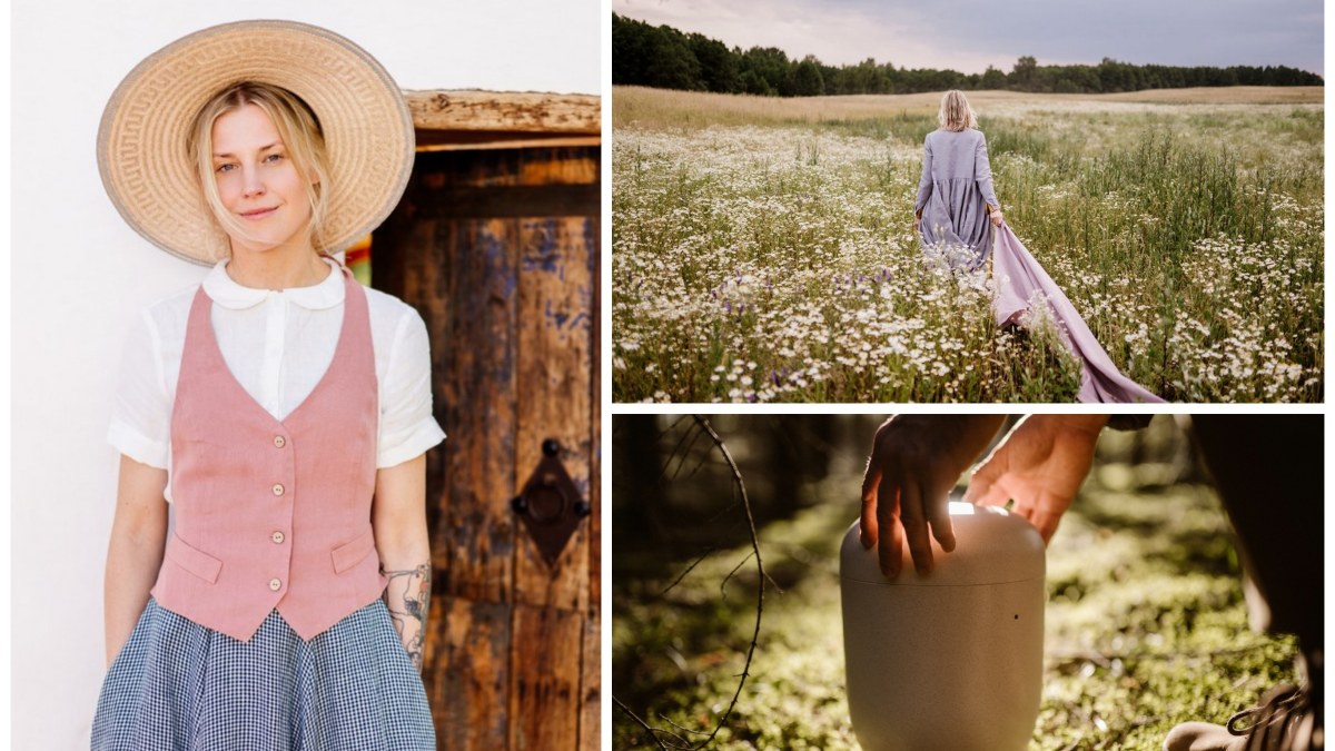 Vaida Ribinskaitė su seserimi įkūrė projektą „Balta drobulė“ / „Joana Burn Photography“ nuotr.