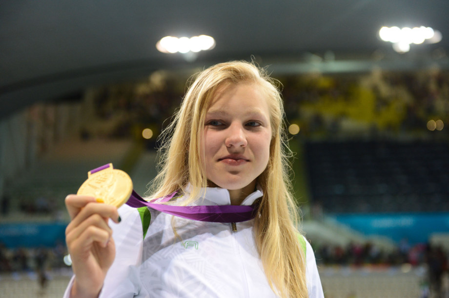 Rūta Meilutytė Londono olimpinėse žaidynėse / R.Dačkaus LTOK nuotr.