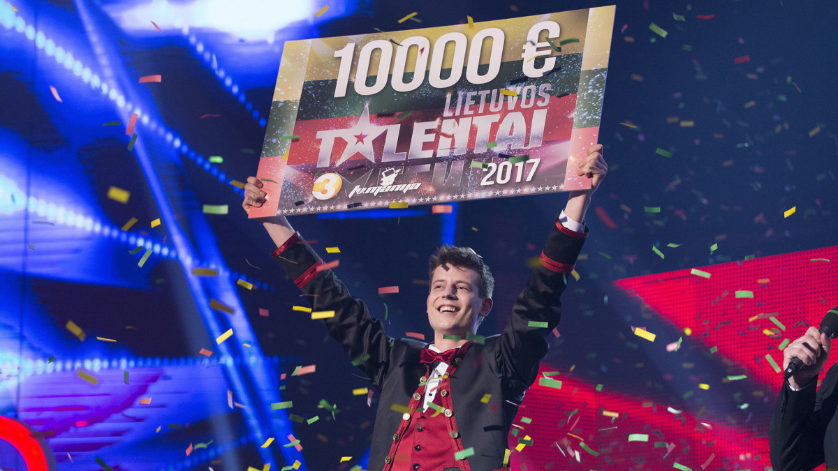 „Lietuvos talentų“ finalo nugalėtojas - Kasparas / Vido Černiausko nuotr.