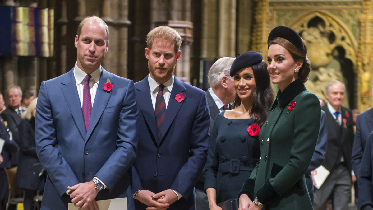 Princas Williamas, Catherine Middleton, princas Harry ir Meghan Markle / „Scanpix“ nuotr. / „Scanpix“ nuotr.