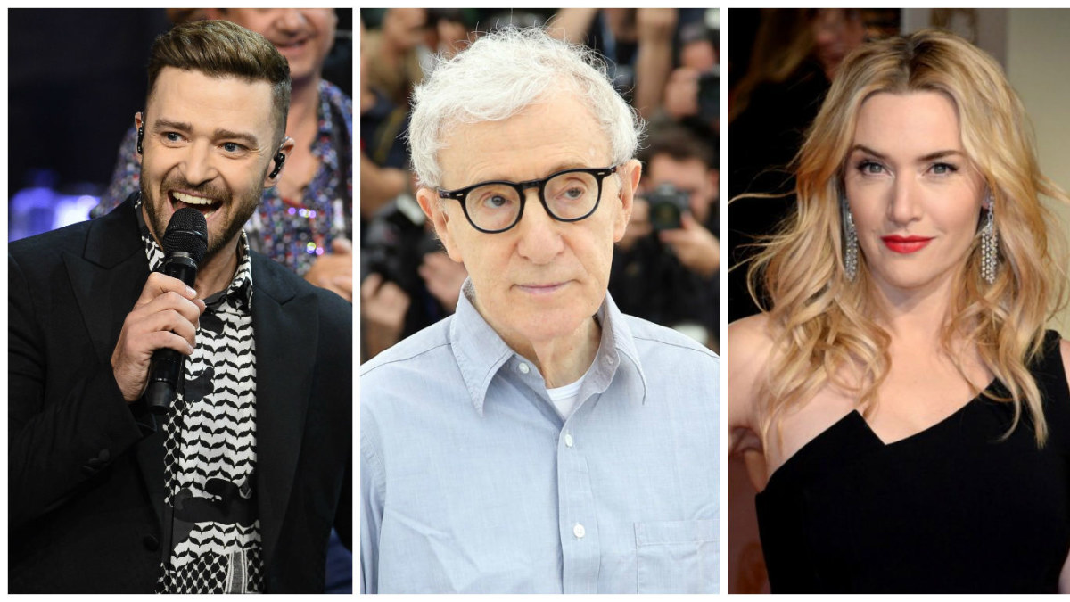 Justinas Timberlake'as, Woody Allenas ir Kate Winslet / „Scanpix“ nuotr.