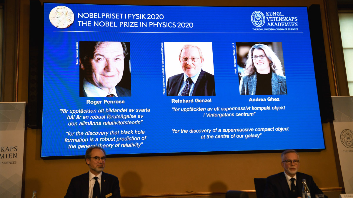 Nobelio fizikos premija atiteko R.Penrose'ui, RGenzeliui ir A.Ghez