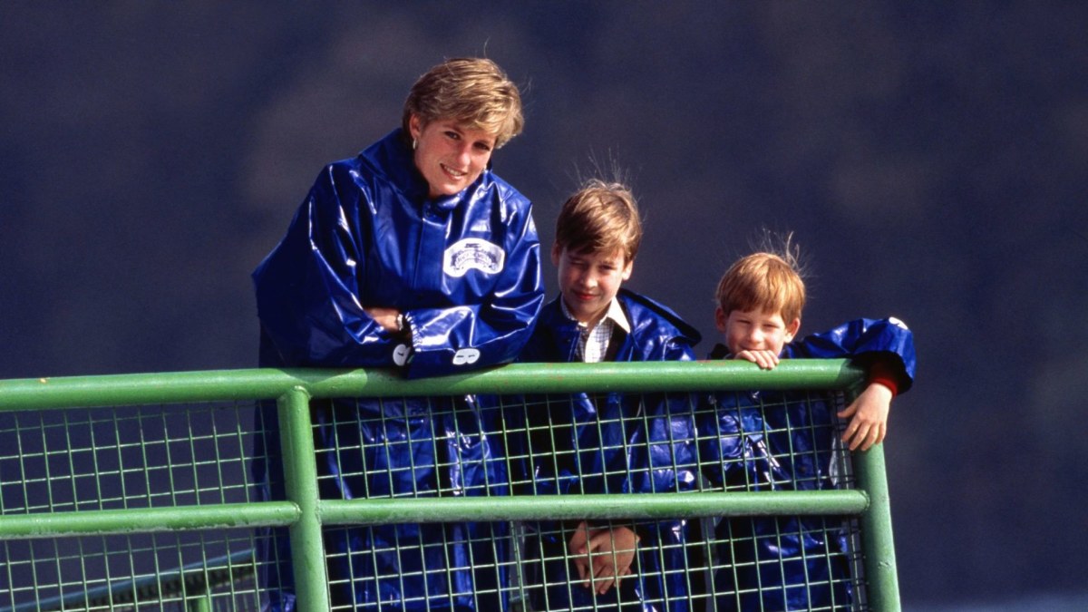 Princesė Diana su sūnumis Williamu ir Harry / Vida Press nuotr.