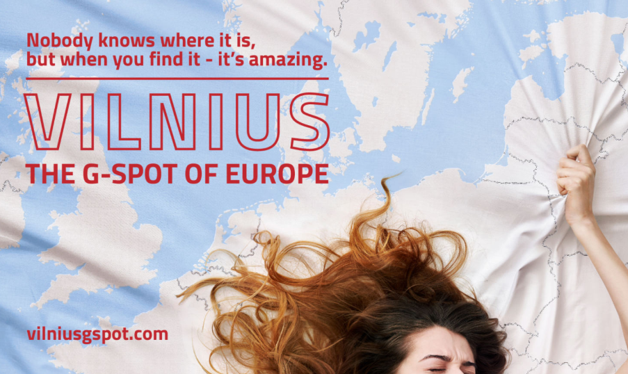 Reklama „Vilnius – G-spot of Europe“ 