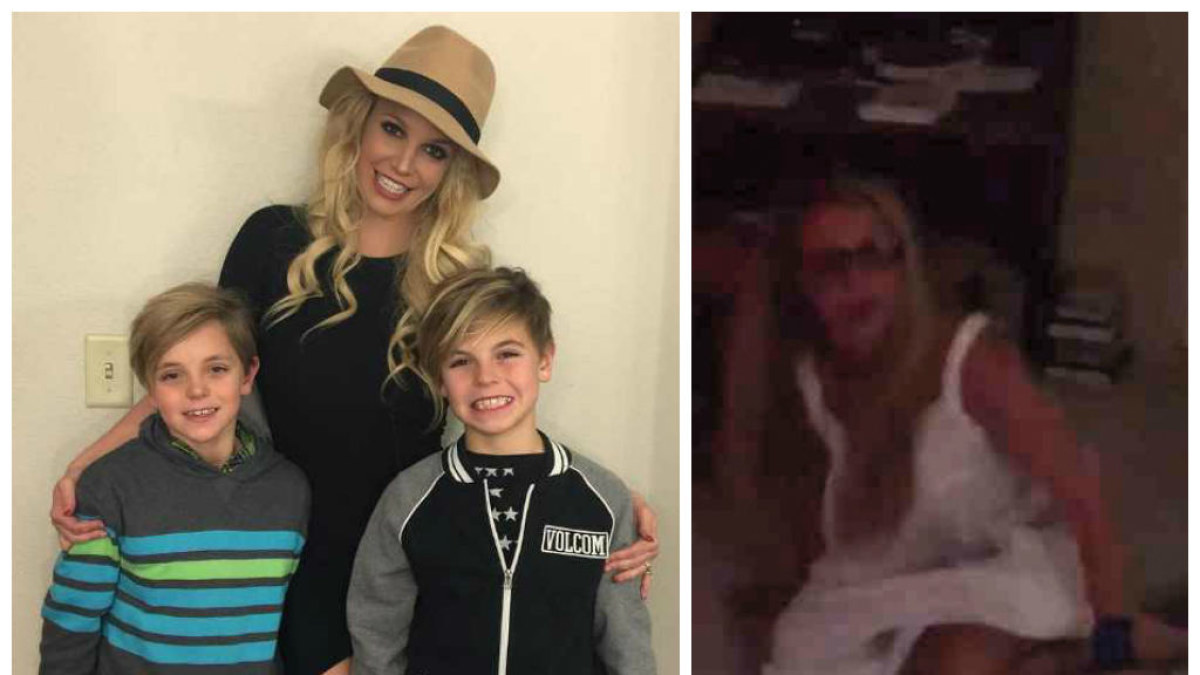 Britney Spears su sūnumis Seanu Prestonu ir Jaydenu Jamesu / „Instagram“ nuotr.