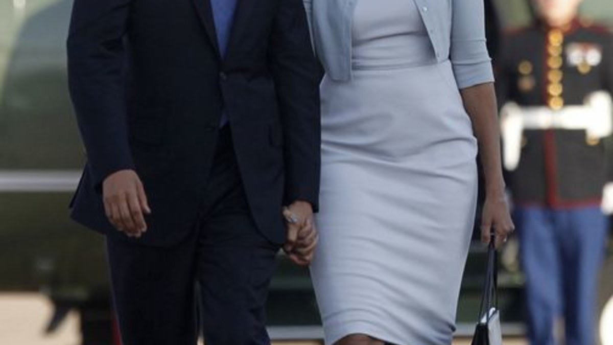 Michelle Obama ir Barackas Obama / „Reuters“/„Scanpix“ nuotr.