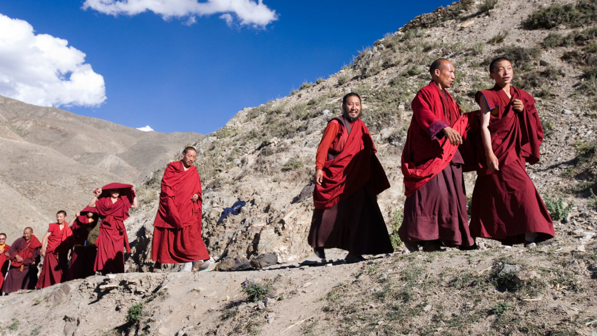 Tibeto vienuoliai / Vida Press nuotr.