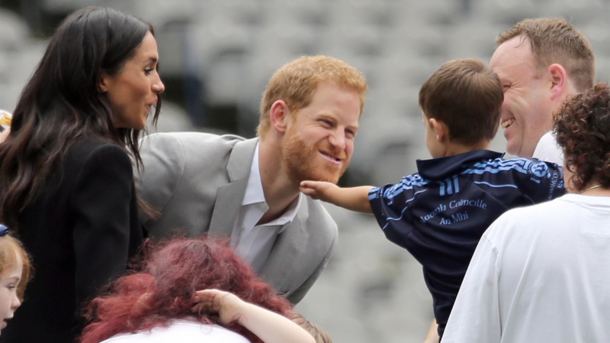 Princo Harry ir Meghan Markle susitikimas su vaikais / Vida Press nuotr.
