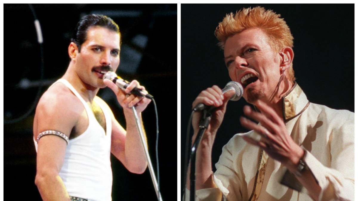 Freddie Mercury ir Davidas Bowie / „Scanpix“ nuotr.