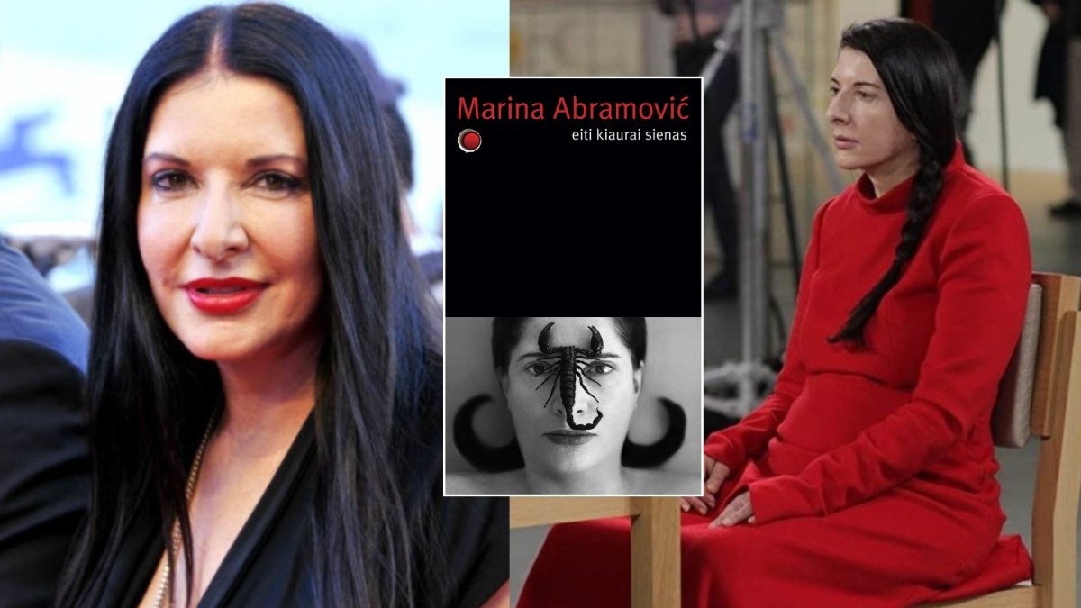 Marina Abramović knyga „Eiti kiaurai sienas“