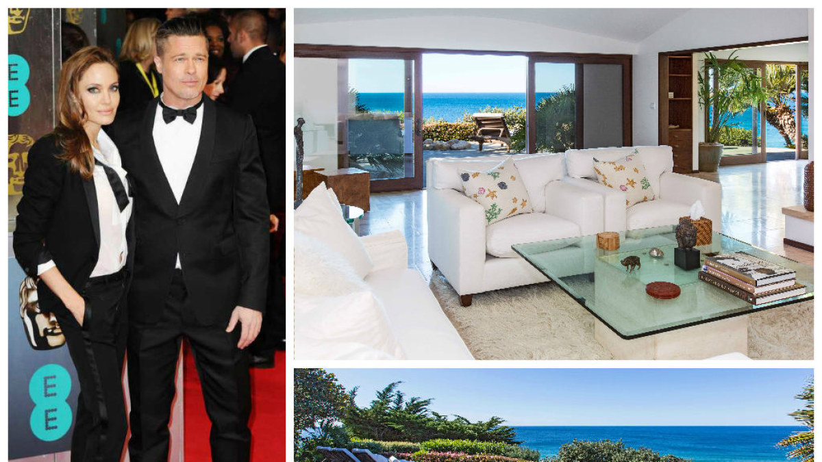 Angelina Jolie po skyrybų su Bradu Pittu persikėlė gyventi į išnuomotą vilą Malibu / „Scanpix“ ir „Vida Press“ nuotr.