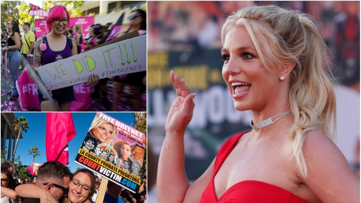 Britney Spears ir jos gerbėjai / Scanpix nuotr.