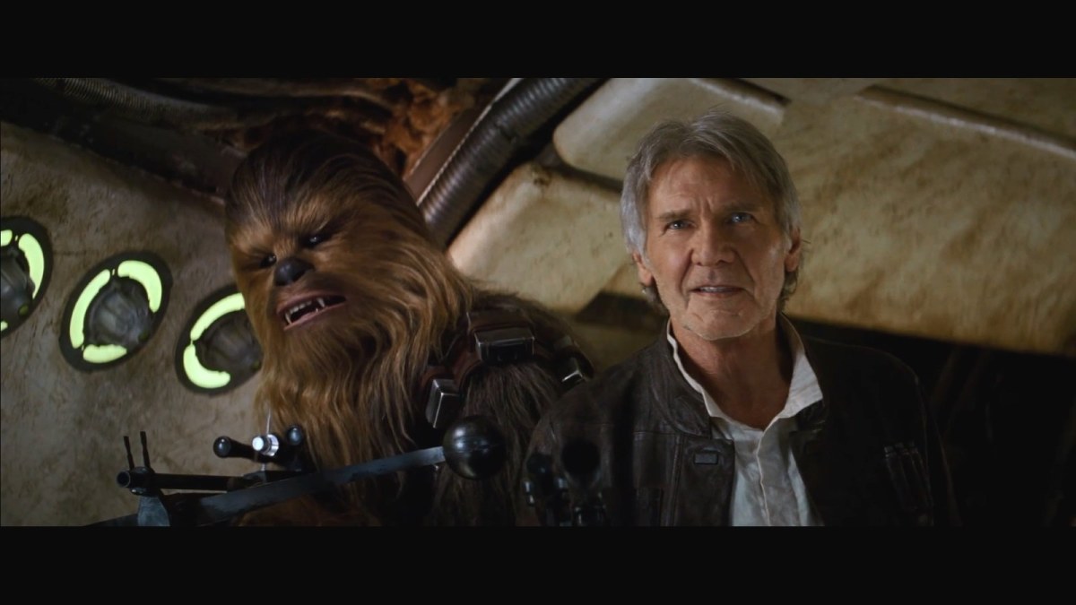 Harrisonas Fordas filme „Star Wars: The Force Awakens“ / Kadras iš filmo