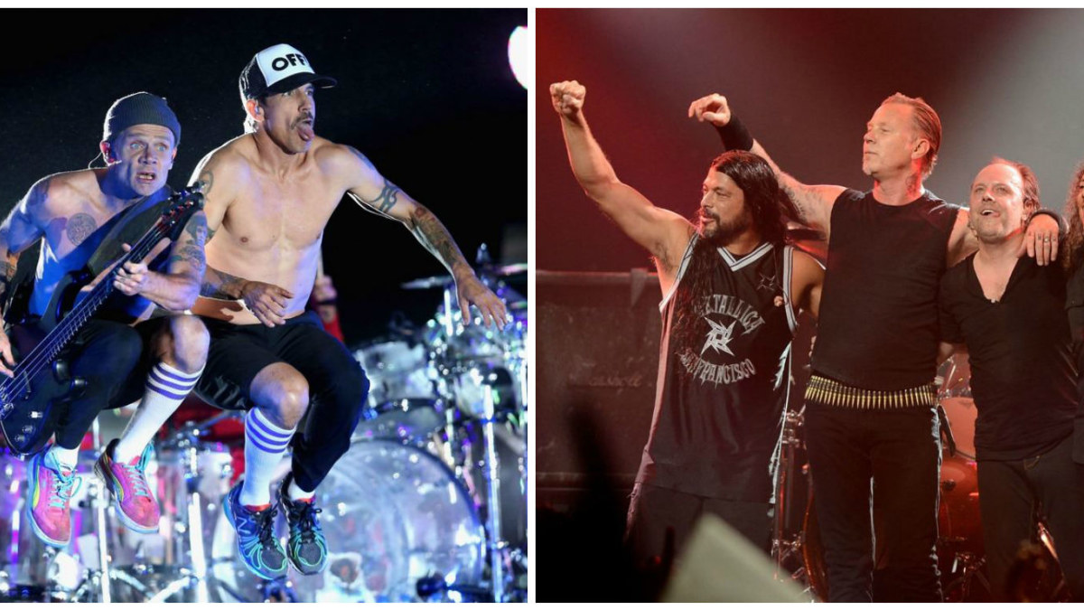 „Red Hot Chili Peppers“ ir „Metallica“ / „Scanpix“ nuotr.
