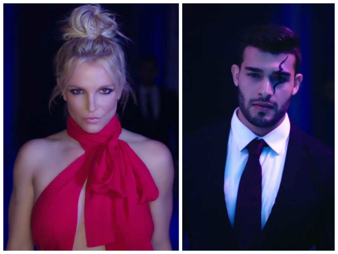 Samas Asghari ir Britney Spears vaizdo klipe „Slumber Party“ / Video kadrai