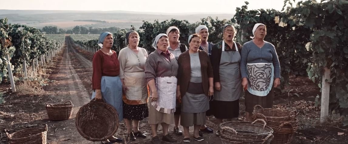 Moldovos ūkininkės vaizdo klipe / Stop kadras