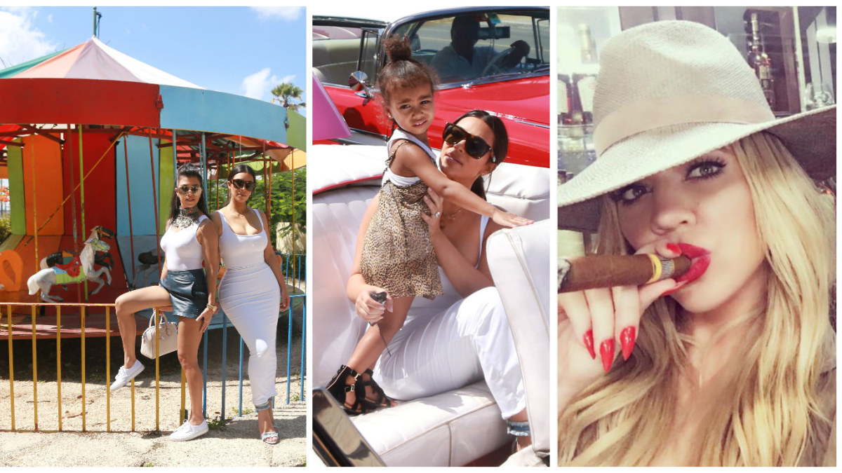 Kardashianų šeimos atostogos Kuboje / „Vida Press“ ir „Instagram“ nuotr.