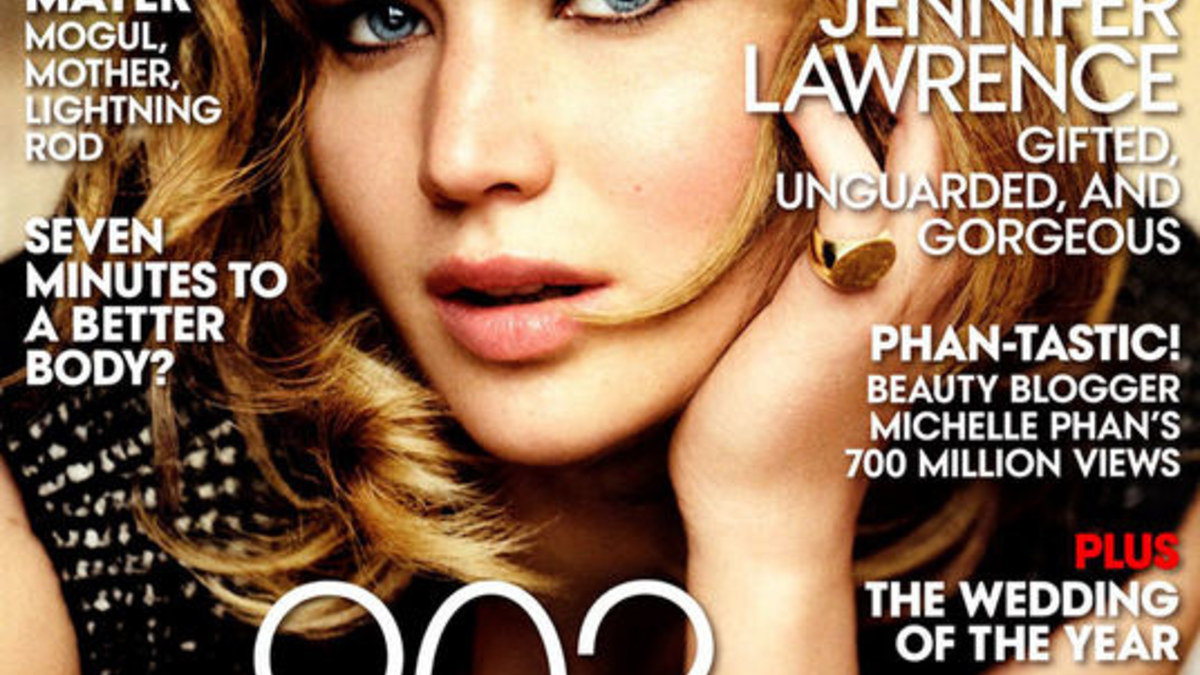 Jennifer Lawrence ant amerikietiškojo „Vogue“ viršelio / „Vogue“ viršelis