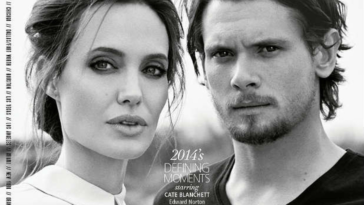 Angelina Jolie ir Jackas O'Connellis / Žurnalo „DuJour“ viršelis