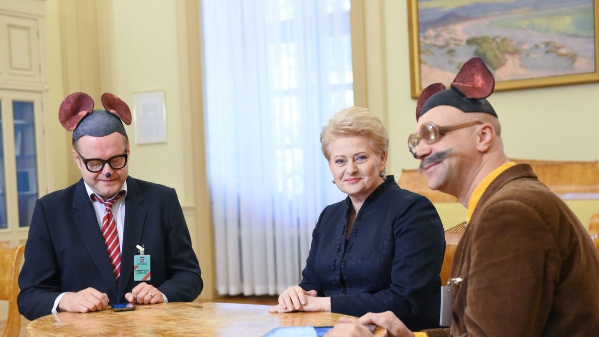 Mauzeris ir Sūrskis su Dalia Grybauskaite / Roberto Dačkaus nuotr.