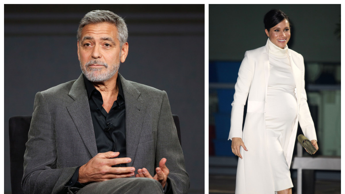 George'as Clooney ir Meghan Markle