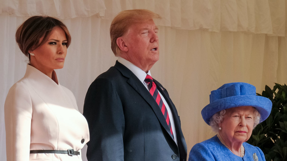 Donaldo Trumpo susitikimas su karaliene Elizabeth II / Vida Press nuotr.