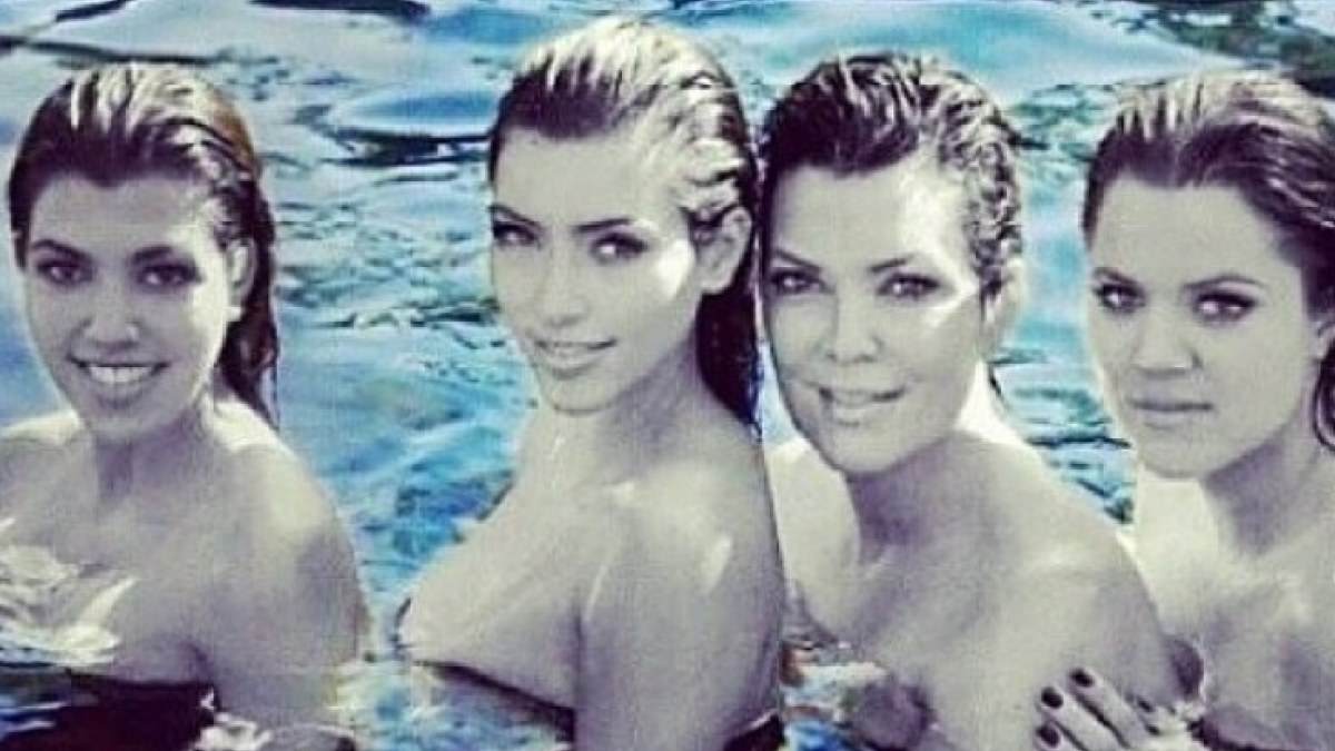 Kourtney, Kim ir Khloe Kardashian su mama Kris Jenner / „Instagram“ nuotr.