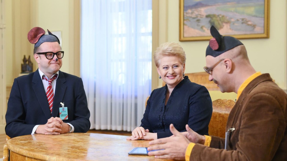 Mauzeris ir Sūrskis su Dalia Grybauskaite / Roberto Dačkaus nuotr.