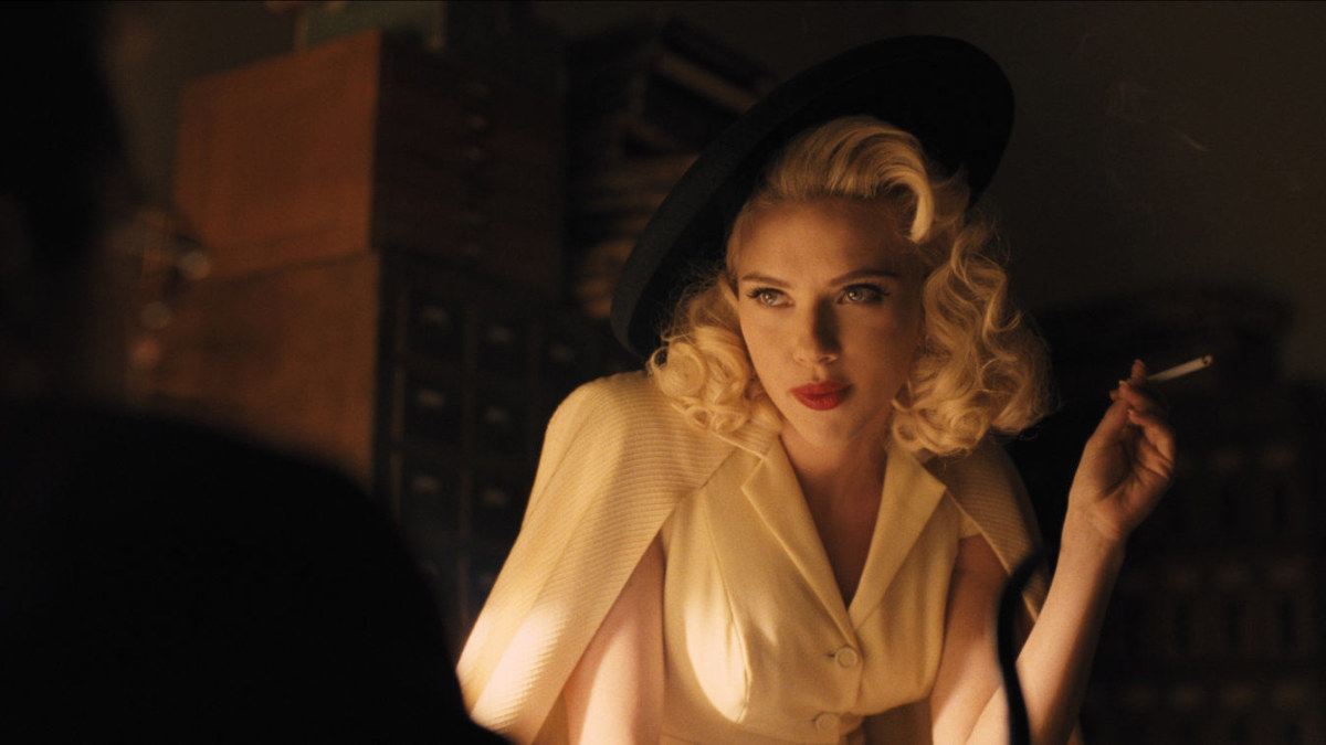 Scarlett Johansson filme „Šlovė Cezariui!“ / Kadras iš filmo