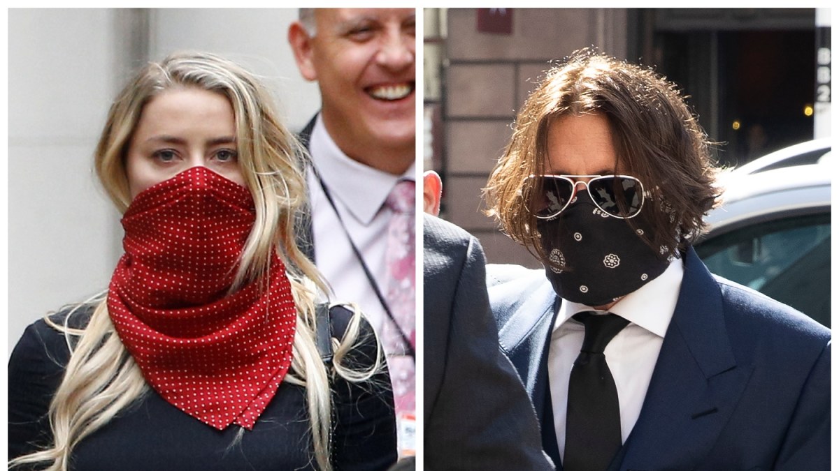 Johnny Deppas ir Amber Heard susitiko teisme / „Scanpx“ nuotr.