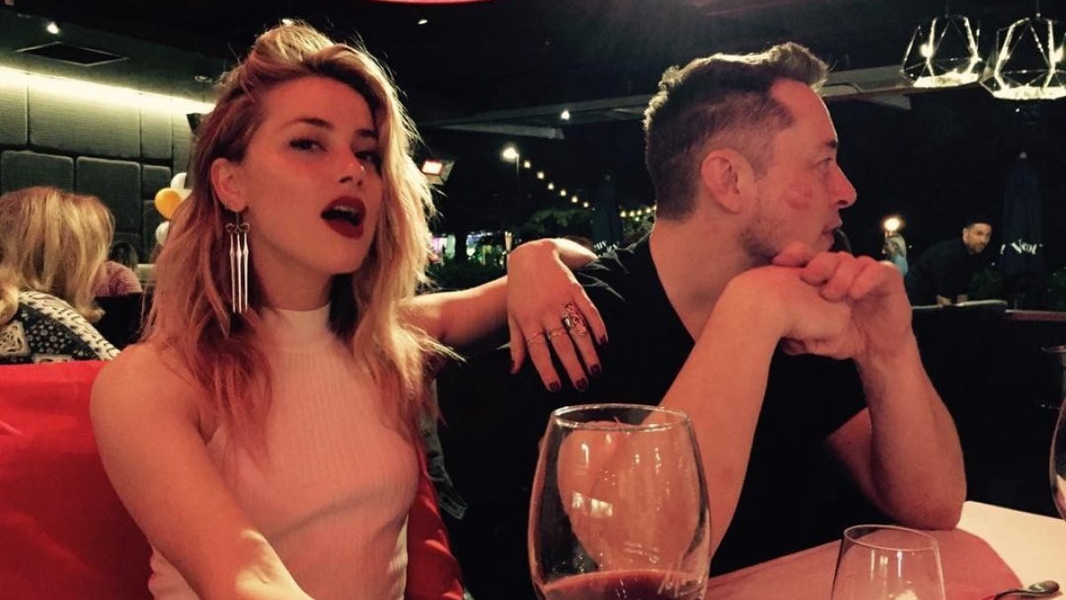 Amber Heard ir Elonas Muskas / „Instagram“ nuotr.