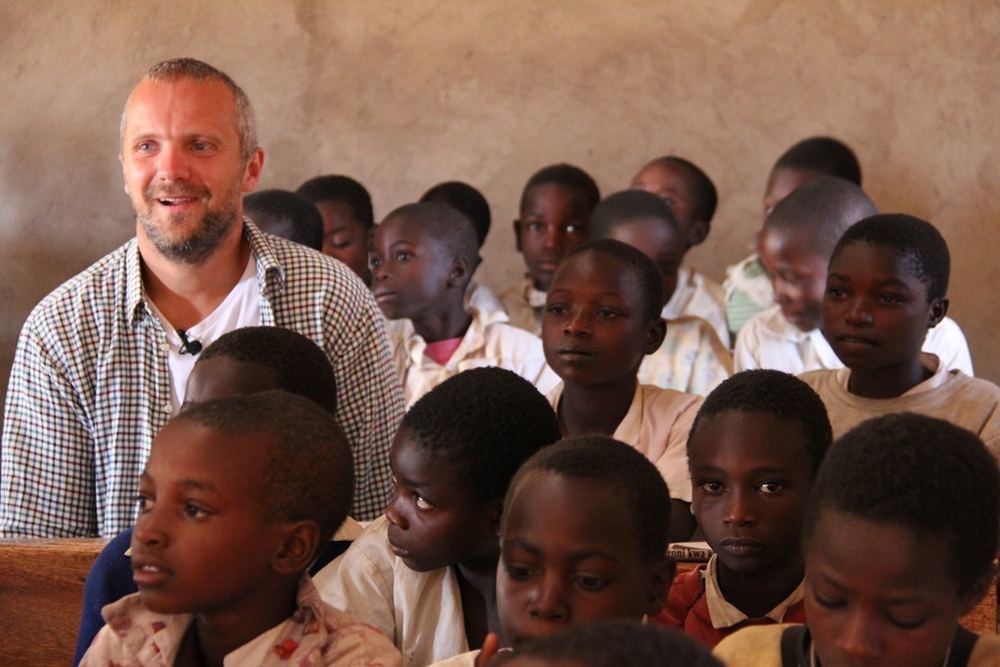 Giedrius Savickas Tanzanijoje / UNICEF nuotr.