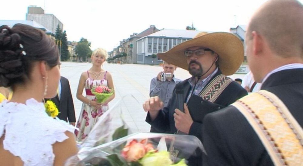 Raimondas Bingelis vestuvėse / TV3 nuotr.