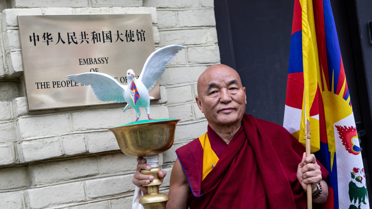 Lietuvoje lankosi Tibeto vienuolis, Tibeto parlamento tremtyje (Kašago) narys Tubtenas Vangčenas/Pauliaus Peleckio/„ŽMONĖS Foto“ nuotr.