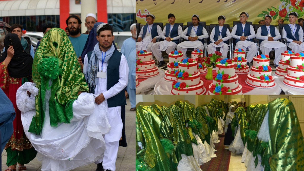 Masinių vestuvių ceremonija Kabule / Scanpix nuotr.