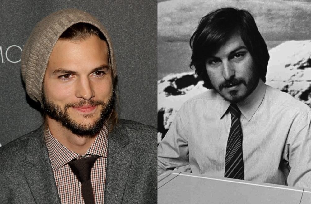 Ashtonas Kutcheris ir Steve'as Jobsas 1977-aisiais / „Scanpix“ nuotr.