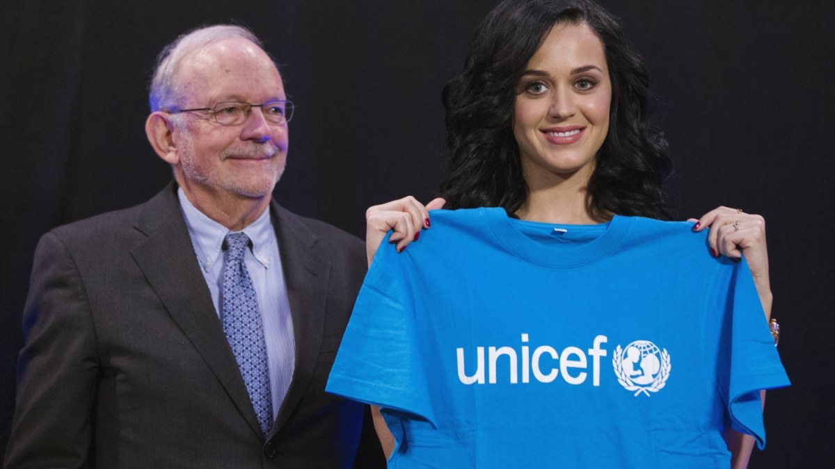 Katy Perry paskelbta naująja UNICEF geros valios ambasadore / „Reuters“/„Scanpix“ nuotr.