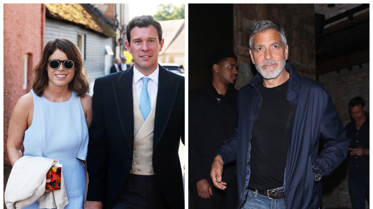 Princese Eugenie ir Jackas Brooksbankas bei George'as Clooney / Vida Press nuotr.