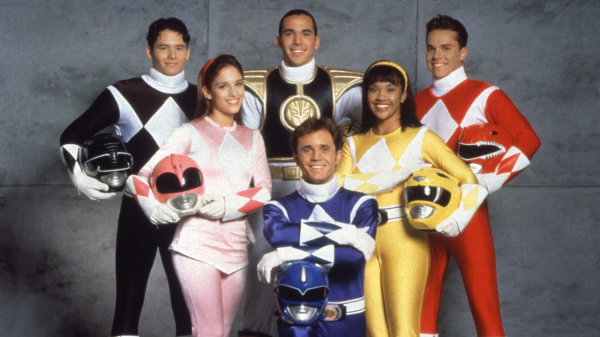 Steve Cardenas ir 1993 m. „Power Rangers“ komanda / Organizatorių nuotr.