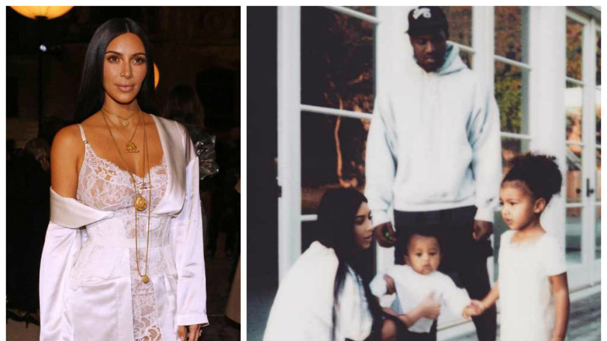 Kim Kardashian po trijų mėnesių pertraukos grįžo į socialinius tinklus: pasidalijo šeimos nuotrauka / „Scanpix“ ir „Instagram“ nuotr.