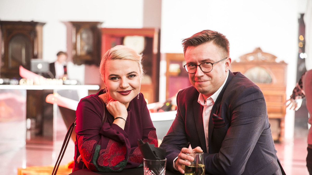 Marius Jampolskis su žmona Renata / Viganto Ovadnevo/Žmonės.lt nuotr.