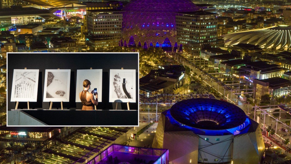 Andriaus Repšio fotografijų parodos „Saulės grafika“ atidarymas Dubajuje