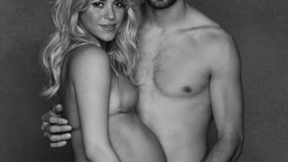 Shakira su Gerardu Pique / „Twitter“ nuotr.