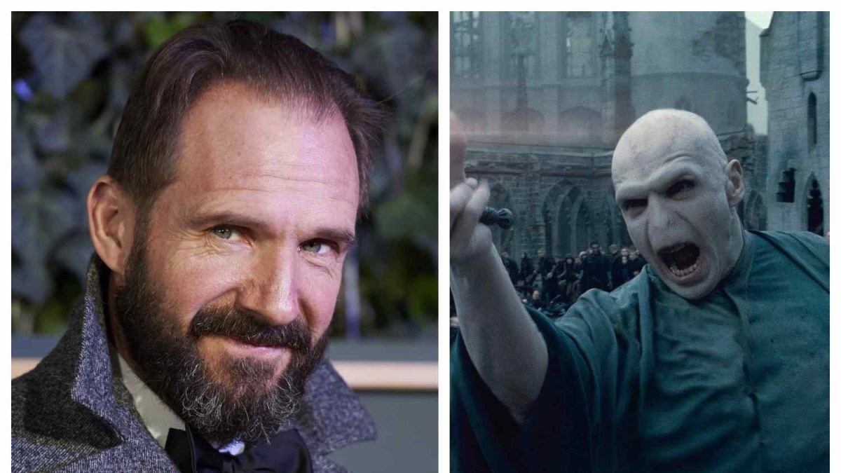 Ralphas Fiennesas ir jo įkūnytas Voldemortas / „Scanpix“ nuotr.