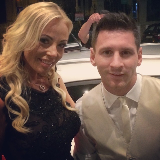 Vilija Pilibaitytė-Mia ir Lionelis Messi / „Instagram“ nuotr.