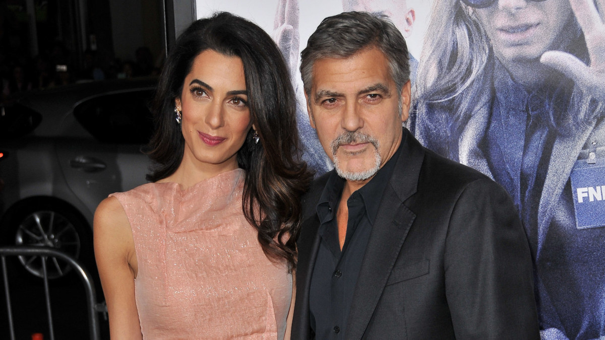 Amal ir George'as Clooney / „Scanpix“/„Sipa USA“ nuotr.