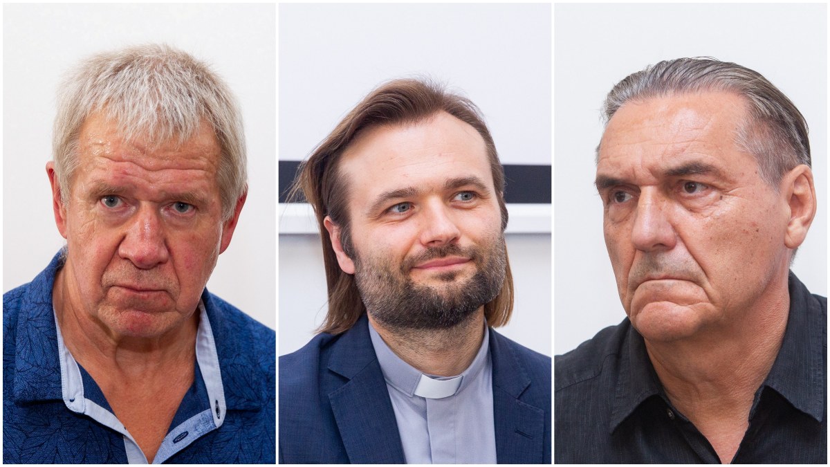 2019-2020 m. pristatomų knygų autorių spaudos konferencija/j. Erlickas, A. Toliatas ir A. Kaušpėdas/Irmanto Gelūno/„ŽmonėsFoto“ nuotr.