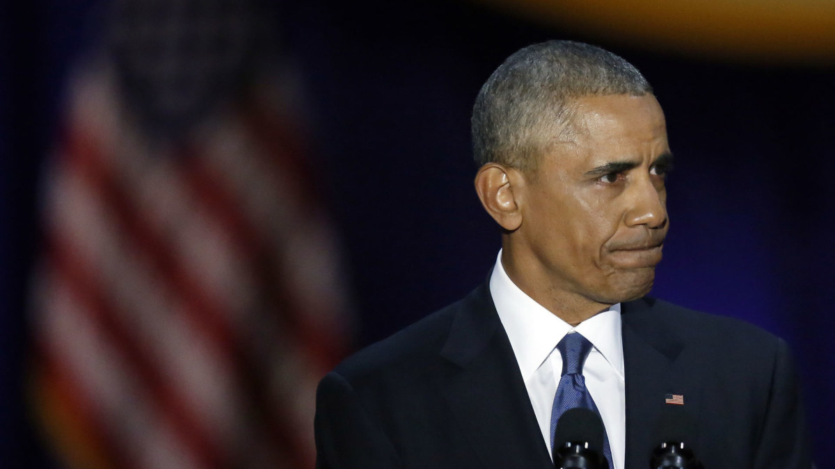 Baracko Obamos atsisveikinimo kalba / „Scanpix“/AP nuotr.